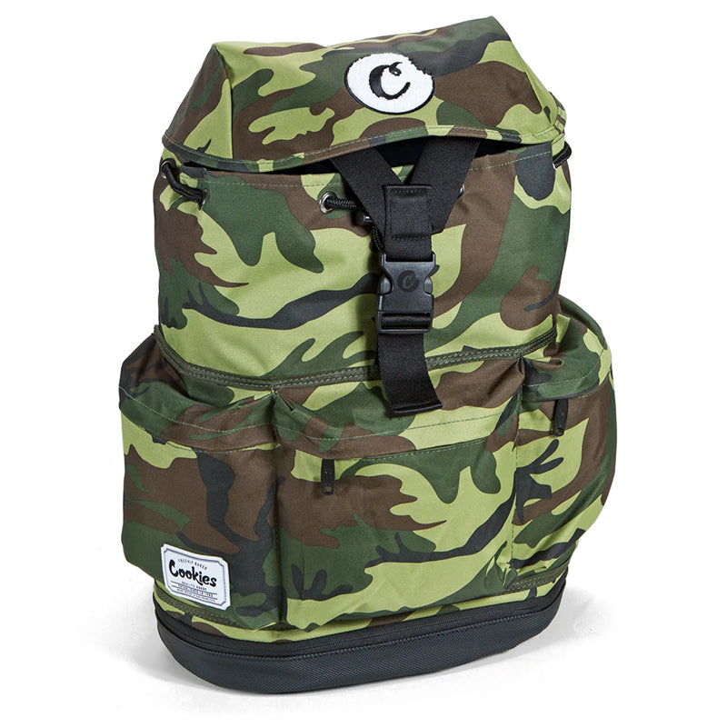 Cookies Rucksack Smell Proof Utility Backpack Canvas  Cookies Green Camo  