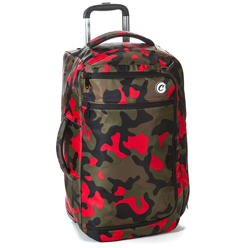 Cookies Trek Roller Travel Bag Nylon Canvas Luggage and Travel Products : Travel Bag Cookies Red Camo  