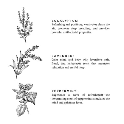 Of The Sea - Reed Diffuser (Eucalyptus + Lavender + Peppermint)
