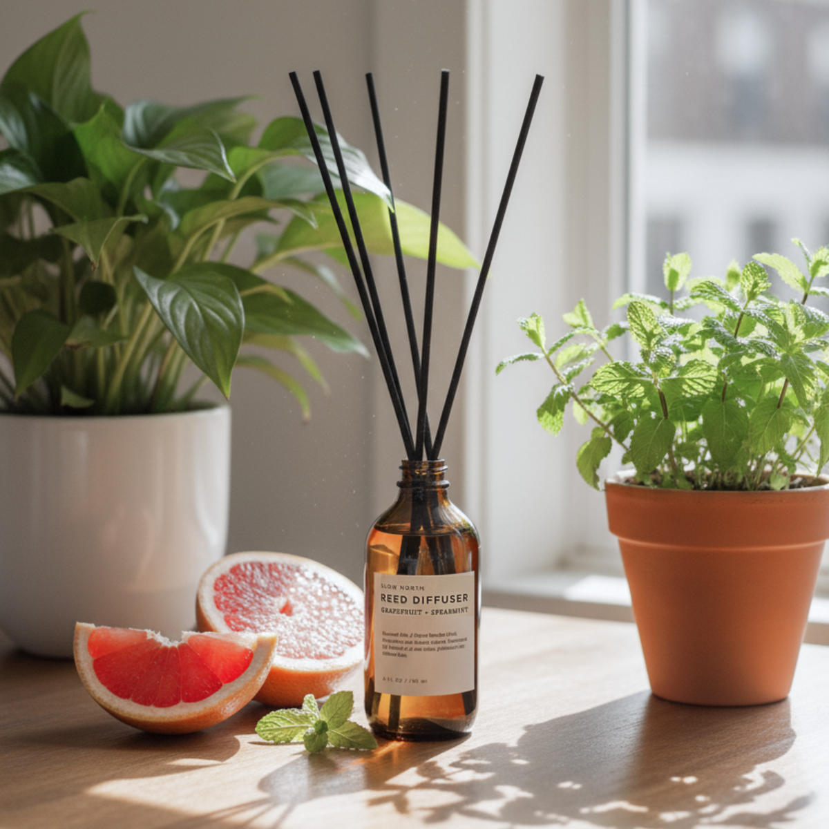Grapefruit + Spearmint - Reed Diffuser