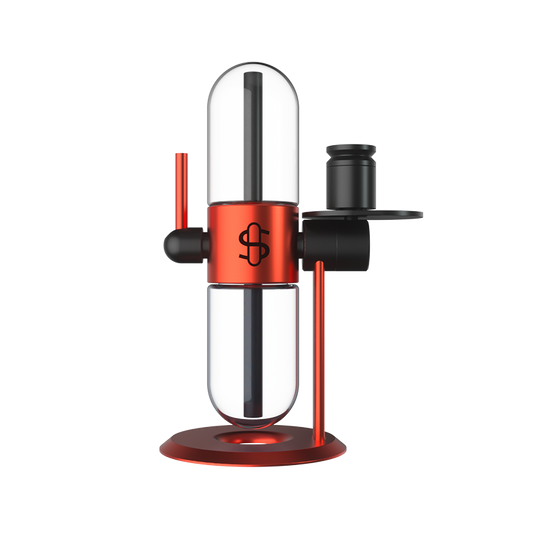 Stündenglass Gravity Hookah V2 Tyson Red Glass : Water Pipe Stündenglass Tyson Red