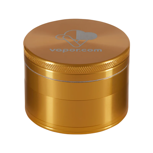 VAPOR.com Aluminum 4pc grinder - 2.5 Vapor.com Gold
