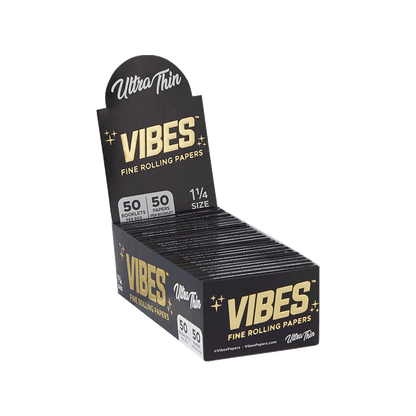 Vibes Papers Box - 1.25 Papers, Cones, and Wraps : Papers Vibes Rolling Papers Ultra Thin  