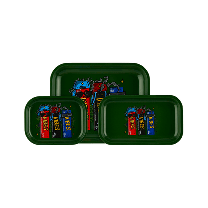 Vibes Aluminum 3s a Crowd Trays Accessories : Rolling Trays Vibes Rolling Papers   