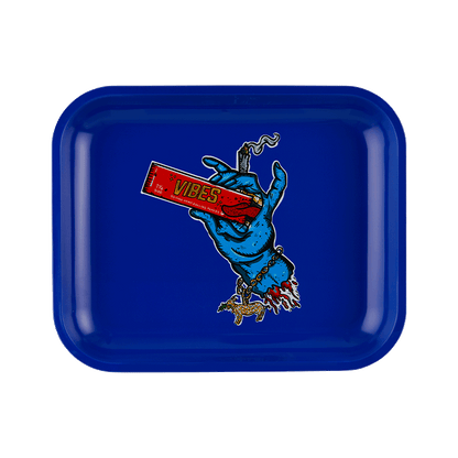 Vibes Alumimun Lend a Hand Trays Accessories : Rolling Trays Vibes Rolling Papers large lendahand