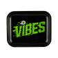 VIBES Slime Aluminum Tray Accessories : Rolling Trays Vibes Rolling Papers large slime 