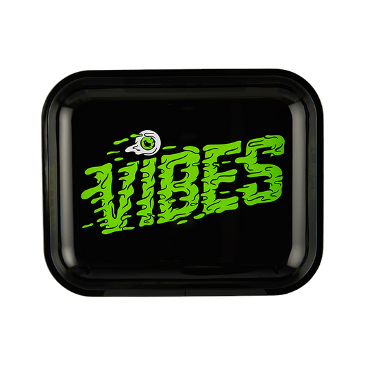 VIBES Slime Aluminum Tray Accessories : Rolling Trays Vibes Rolling Papers large slime 