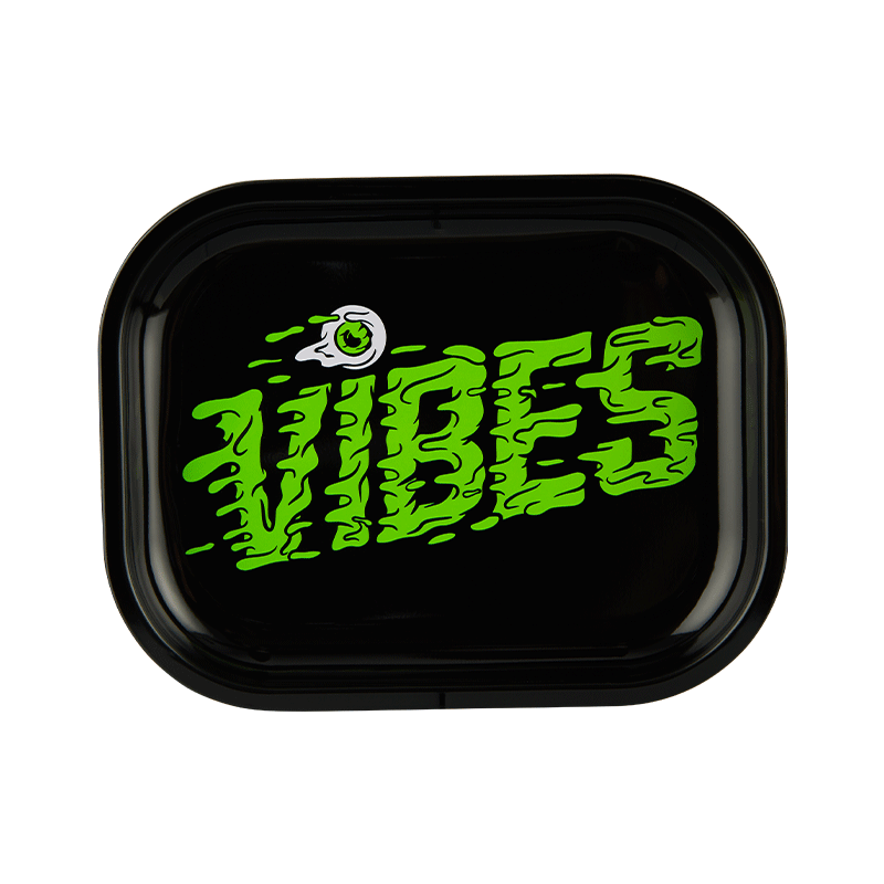 VIBES Slime Aluminum Tray Accessories : Rolling Trays Vibes Rolling Papers small slime 