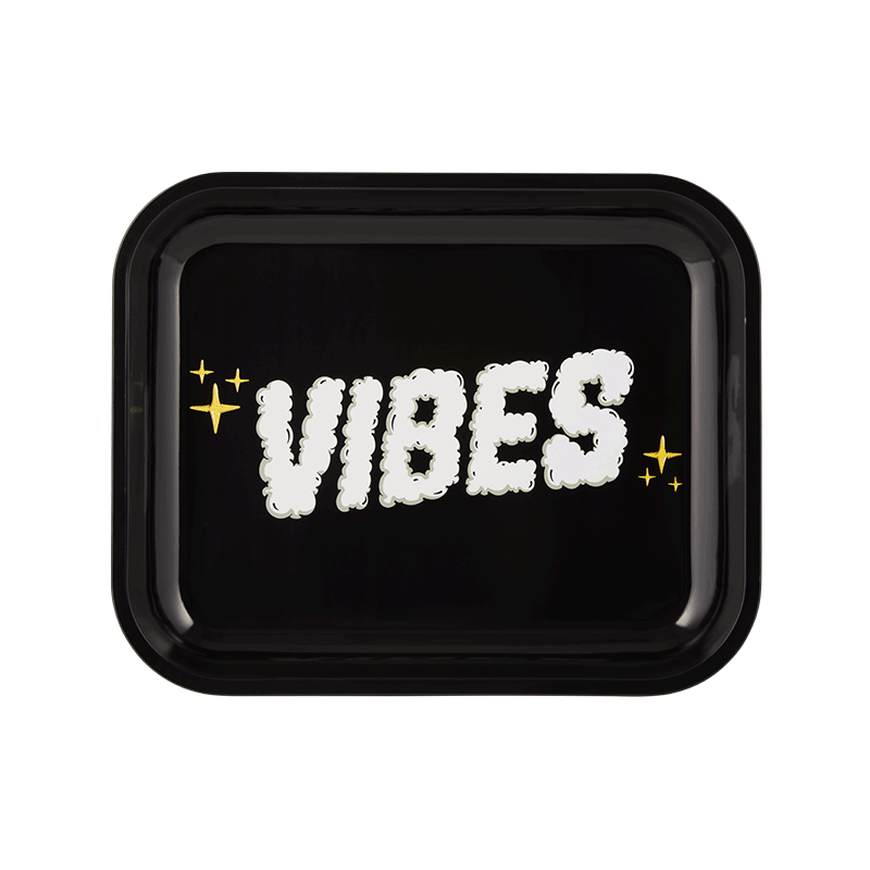 Vibes Rolling Tray Papers, Cones, and Wraps : Accessories Vibes Rolling Papers Black large 