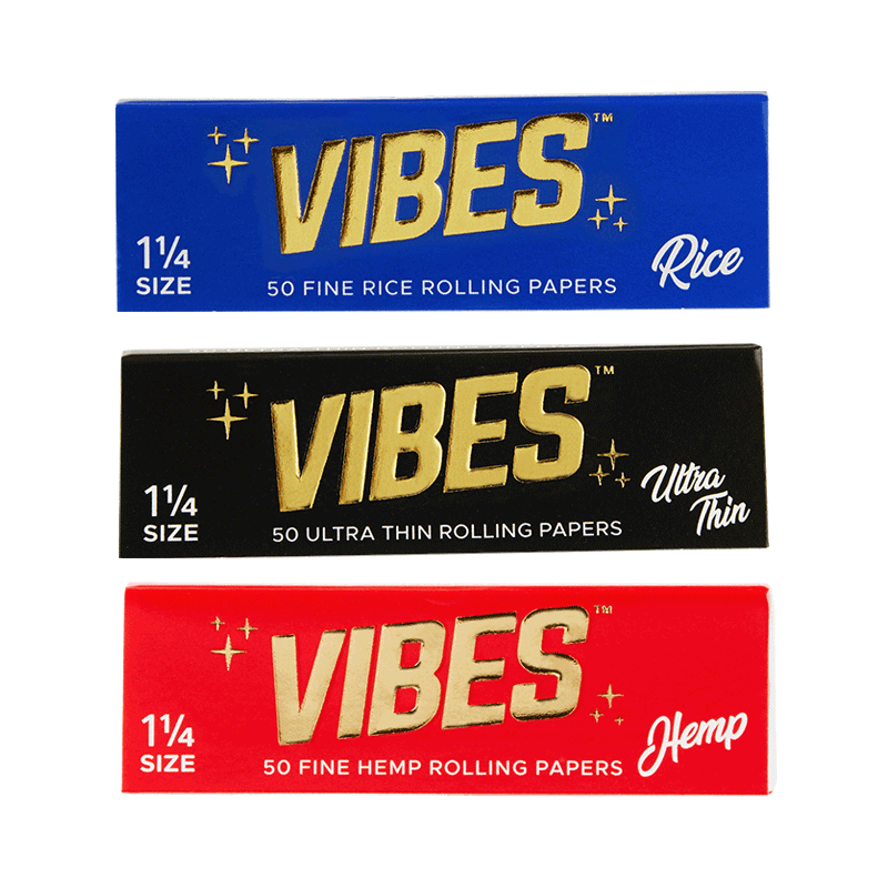 Vibes Rolling Papers - 1.25 Papers, Cones, and Wraps : Papers Vibes Rolling Papers