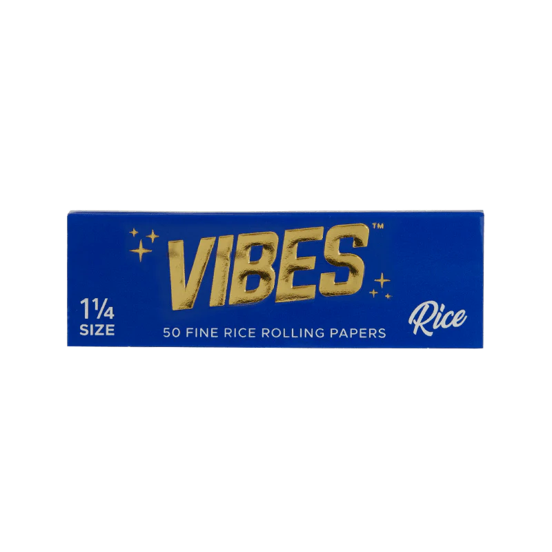 Vibes Rolling Papers - 1.25 Papers, Cones, and Wraps : Papers Vibes Rolling Papers Blue