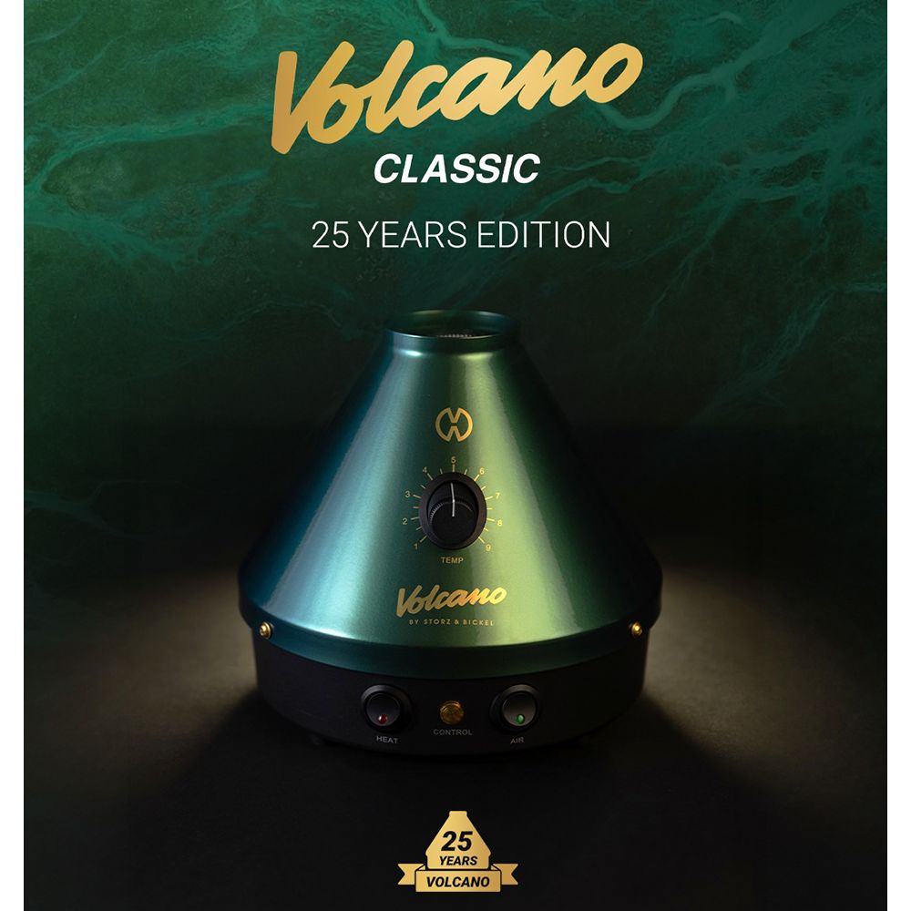 Storz & Bickel Volcano Classic Vaporizer - 25 Year Green & Gold