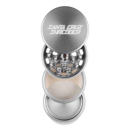 Santa Cruz Shredder 4-Piece Grinder Grinders : Aluminum Santa Cruz Shredder