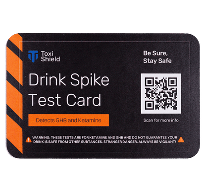 Toxi Shield Drink Spike Test Card - 5 Tests Safety Strips