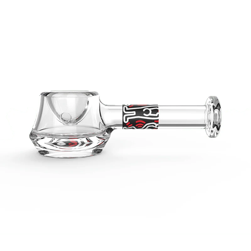 K.Haring Glass Spoon Pipe Glass : Spoon K. Haring Glass Collection blkredwht