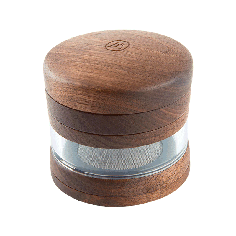 Marley Natural Grinder 4 Piece Large Black Walnut Grinders : Wood Marley Natural