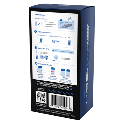 Toxi Shield by Safety Strips™ Fentanyl Test Strips (10 Test Strips per box)  Safety Strips   