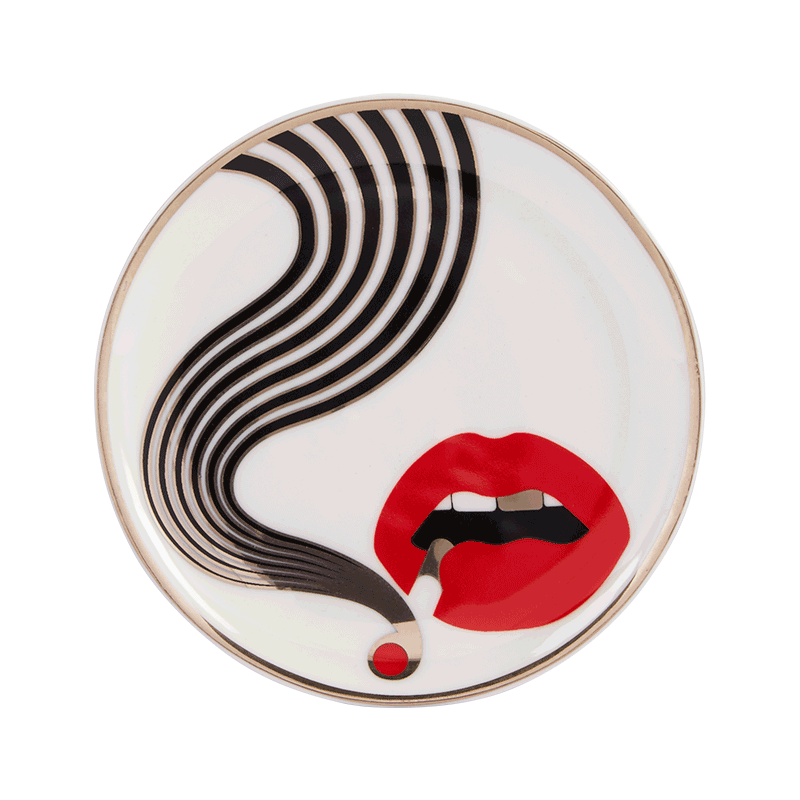 Higher Standards x Jonathan Adler Coaster Porcelain Home Goods : Accessories Higher Standards   