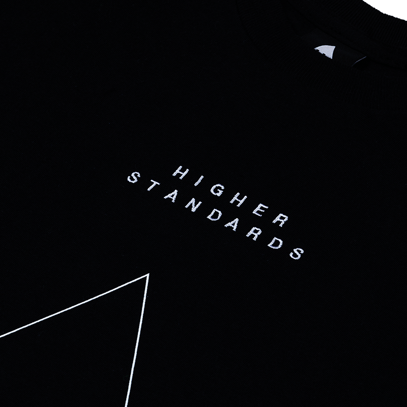 Higher Standards T-Shirt - Embroidered Triangle Apparel : Tops Higher Standards   