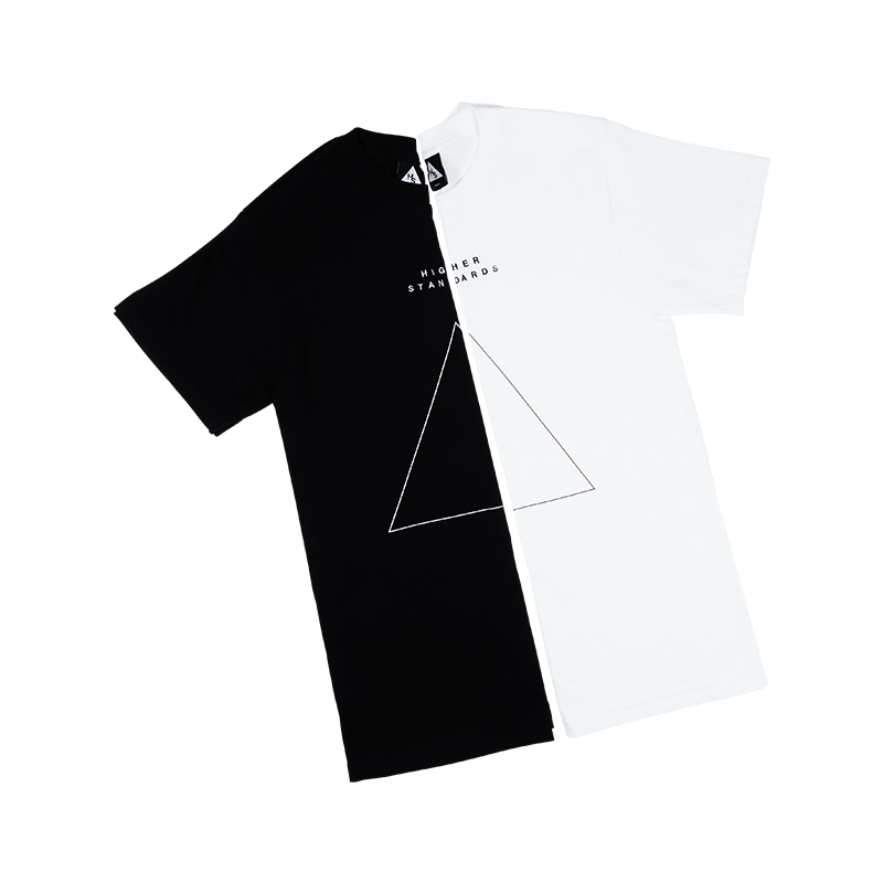 Higher Standards T-Shirt - Embroidered Triangle Apparel : Tops Higher Standards   