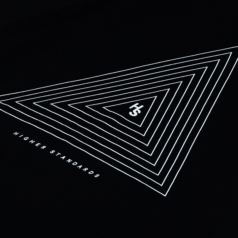Higher Standards T-Shirt - Concentric Triangle Apparel : Tops Higher Standards   