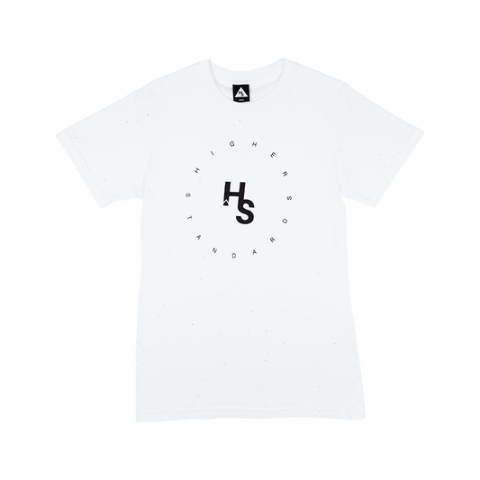 Higher Standards T-Shirt - Circle Logo Apparel : Tops Higher Standards White Extra Small 