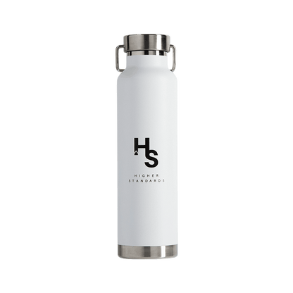 Higher Standards Canteen Apparel : Accessories Higher Standards wht logo 