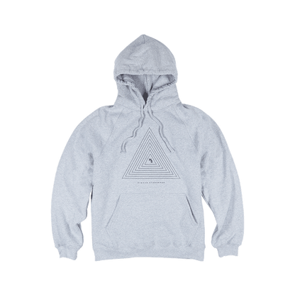 Higher Standards Hoodie - Concentric Triangle Apparel : Tops Higher Standards Gray Double XL 