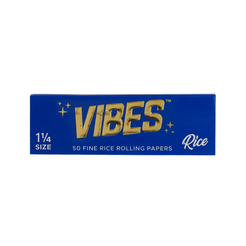 Vibes Rolling Papers - 1.25 Papers, Cones, and Wraps : Papers Vibes Rolling Papers Blue  