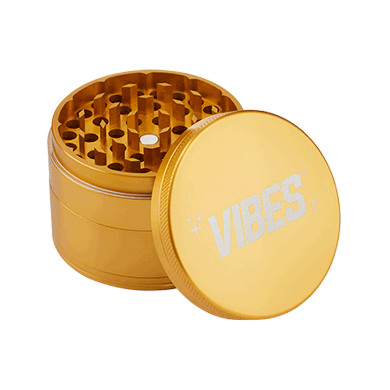 Vibes 4-Piece Grinder Grinders : Aluminum Vibes Rolling Papers   