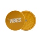 Vibes 2-Piece Grinder Grinders : Aluminum Vibes Rolling Papers 2.5"(63mm) gld 2pc