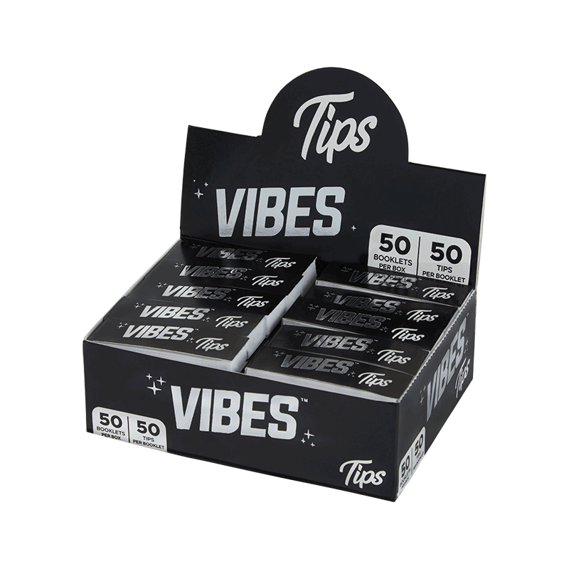 Vibes Tips Box Papers, Cones, and Wraps : Tips Vibes Rolling Papers   
