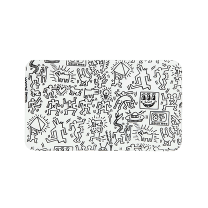 K.Haring Tray Papers, Cones, and Wraps : Accessories K. Haring Glass Collection blkwht us 