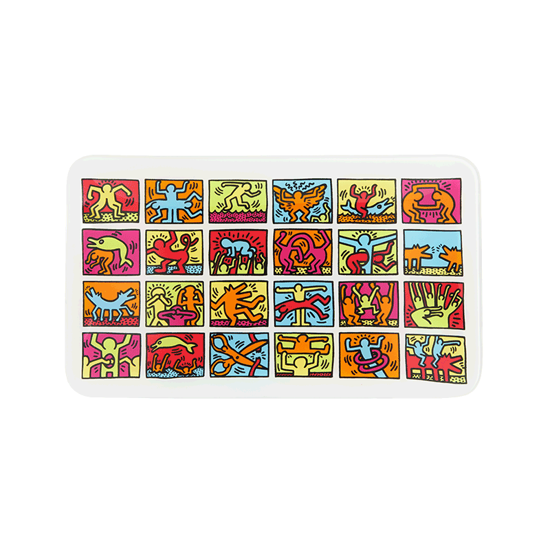 K.Haring Tray Papers, Cones, and Wraps : Accessories K. Haring Glass Collection multi us 