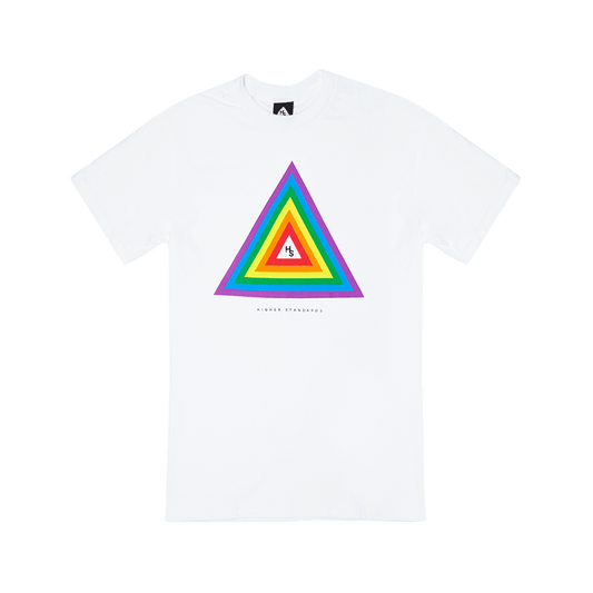 Higher Standards Pride Concentric Triangle Tee Apparel : Tops Higher Standards   