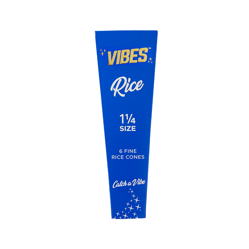 Vibes Cones Coffin 1 1/4 - Single Pack (6 Cones) Papers, Cones, and Wraps : Cones Vibes Rolling Papers