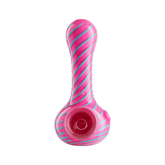 Eyce ORAFLEX Spiral Spoon Pipe Silicone : Spoon Eyce pnkblu