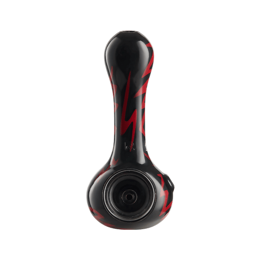 Eyce ORAFLEX Switchback Spoon Pipe Silicone : Spoon Eyce blkred