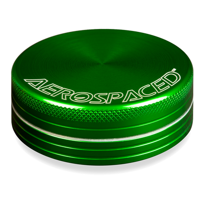 Aerospaced 2 Piece Grinders/Sifters Grinders : Aluminum Aerospaced Green 1.2" (30mm) 
