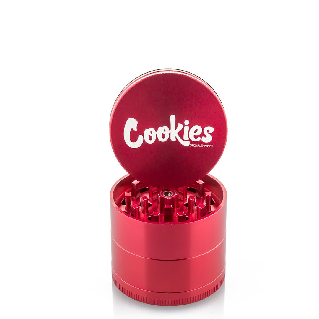 Santa Cruz Shredder 4-Piece Grinder - Cookies Grinders : Aluminum Santa Cruz Shredder Red  