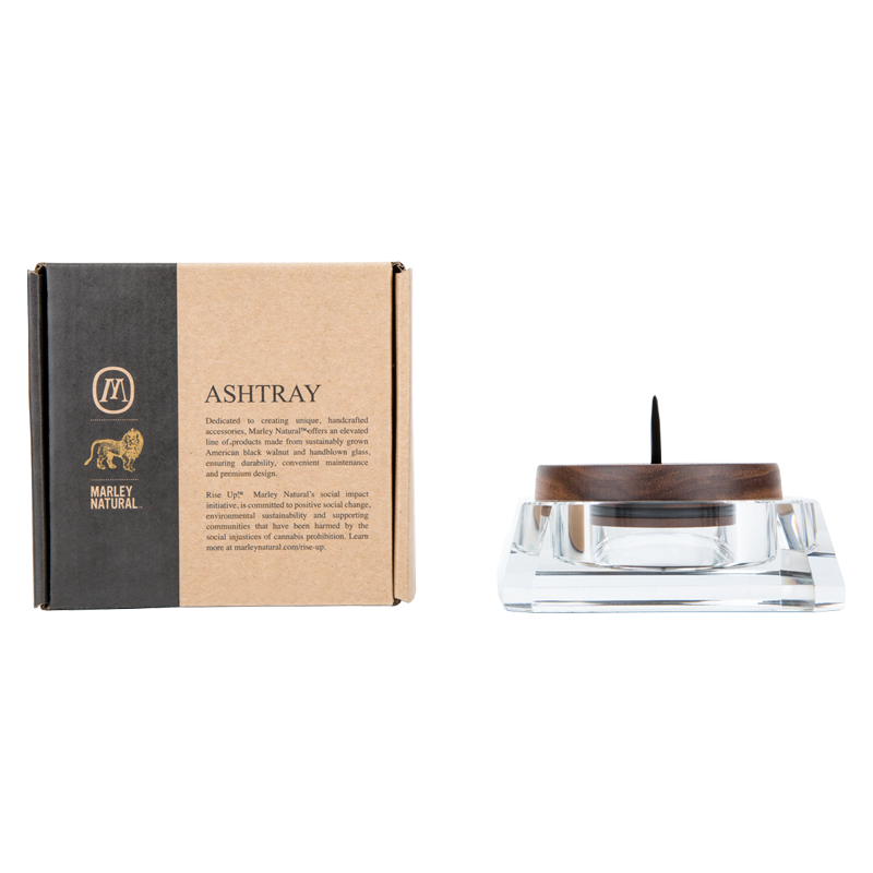 Marley Natural Crystal Ash Tray Accessories : Storage Container Marley Natural   