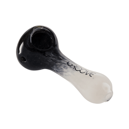 Groove Fritted Hand Pipe Glass : Spoon Groove   