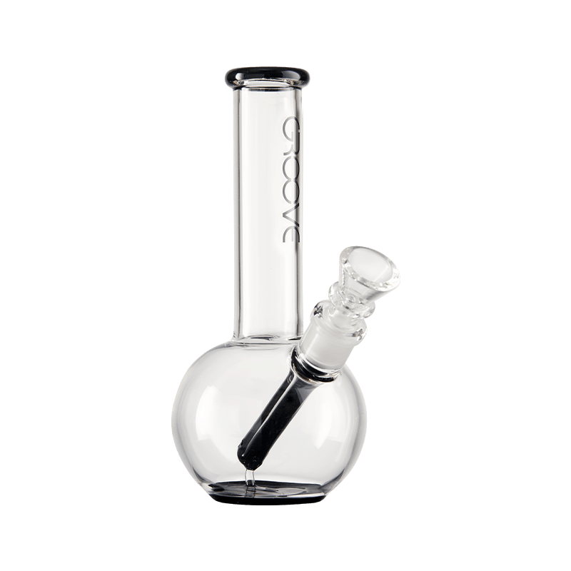 Groove Round Water Pipe 7 Inches Glass : Water Pipe Groove   