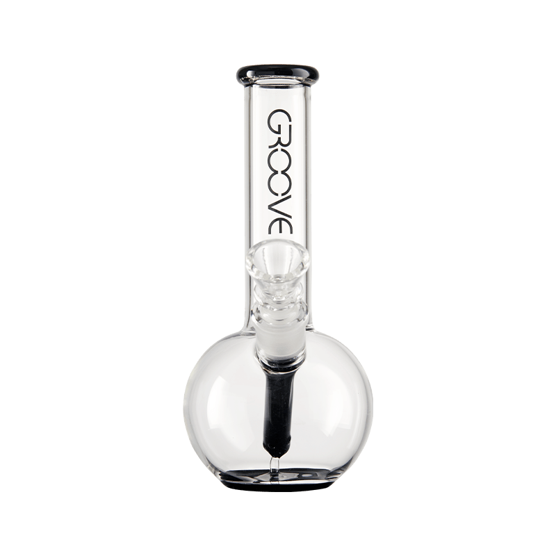 Groove Round Water Pipe 7 Inches Glass : Water Pipe Groove   