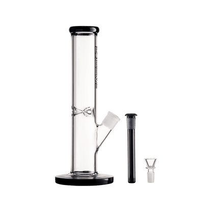 Groove Straight Tube Water Pipe Glass : Water Pipe Groove   