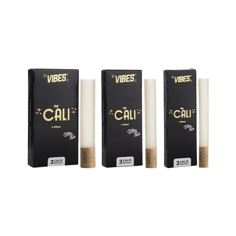VIBES The Cali - 2 Gram Box Papers, Cones, and Wraps : Cones Vibes Rolling Papers   